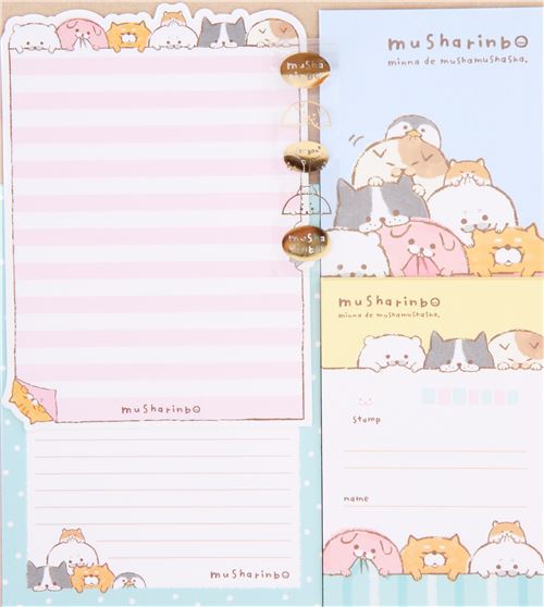 Lustia Briefpapier mit Katzen- und Robbenmotiven